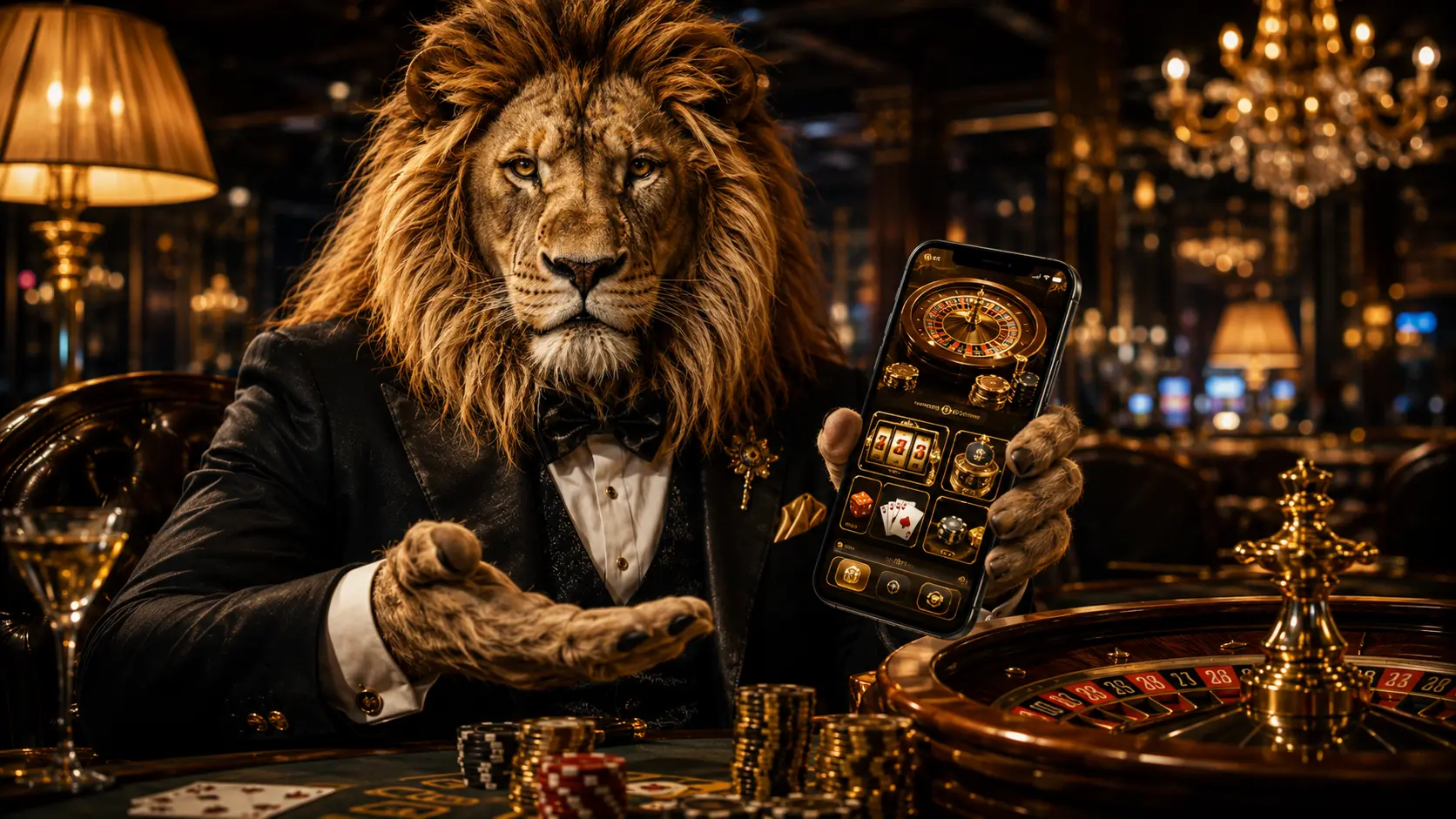 Richard pokies and live casino on a smartphone